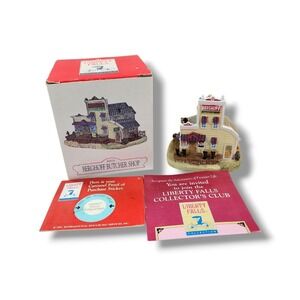 Liberty Falls Collection Berghoff Butcher Shop AH131 1997 Vintage Dillard's